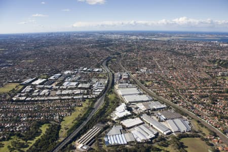 Aerial Image of KINGSGROVE INDUSTRIAL AREA
