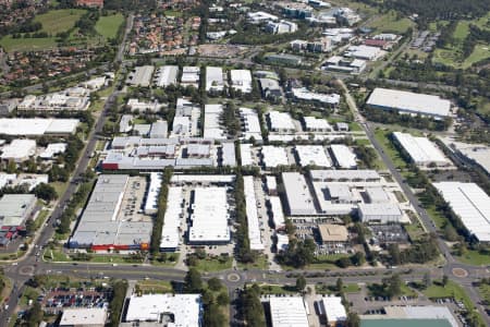 Aerial Image of CASTLE HILL INDUSTRIAL AREA