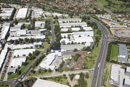 Aerial Image of CASTLE HILL INDUSTRIAL AREA