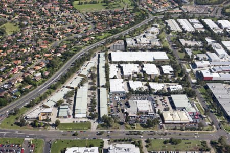 Aerial Image of CASTLE HILL INDUSTRIAL AREA