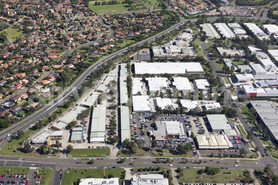 Aerial Image of Castle Hill Industrial Area