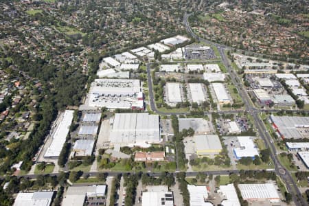 Aerial Image of CASTLE HILL INDUSTRIAL AREA