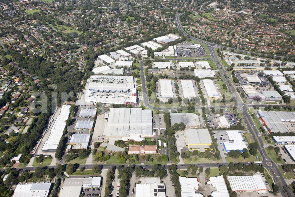 Aerial Image of Castle Hill Industrial Area