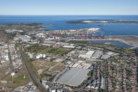 Aerial Image of PORT BOTANY INDUSTRIAL AREA