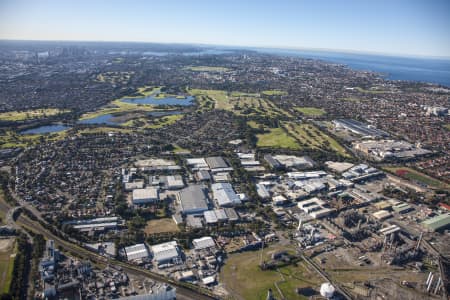 Aerial Image of PORT BOTANY INDUSTRIAL AREA