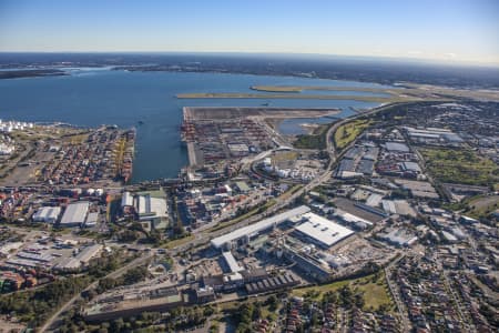 Aerial Image of PORT BOTANY INDUSTRIAL AREA