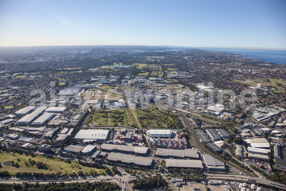 Aerial Image of Banksmeadow Industrial Area