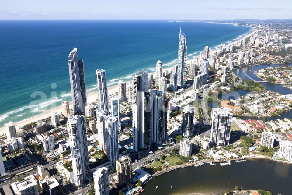 Aerial Image of Aerial Photo Surfers Paradise
