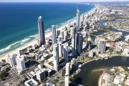 Aerial Image of AERIAL PHOTO SURFERS PARADISE