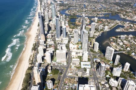 Aerial Image of AERIAL PHOTO SURFERS PARADISE