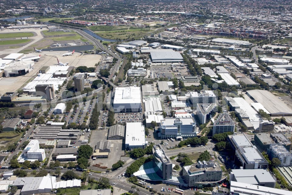Aerial Image of Mascot Industrial Area
