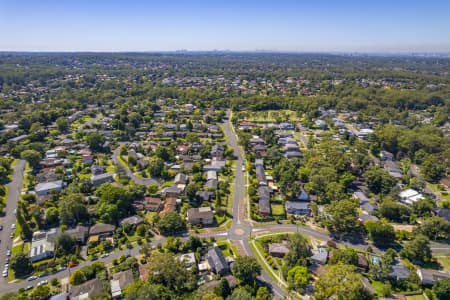 Aerial Image of CASTLE HILL