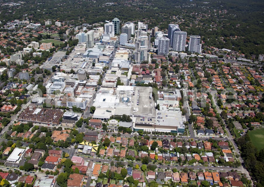 Aerial Image of Chatswood Streets