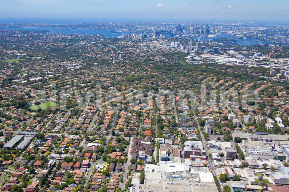 Aerial Image of Chatswood to CBD