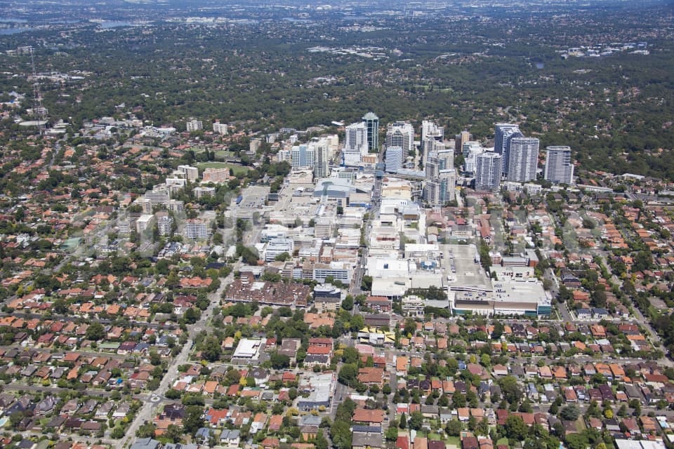 Aerial Image of Chatswood Streets