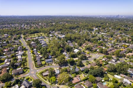 Aerial Image of CASTLE HILL