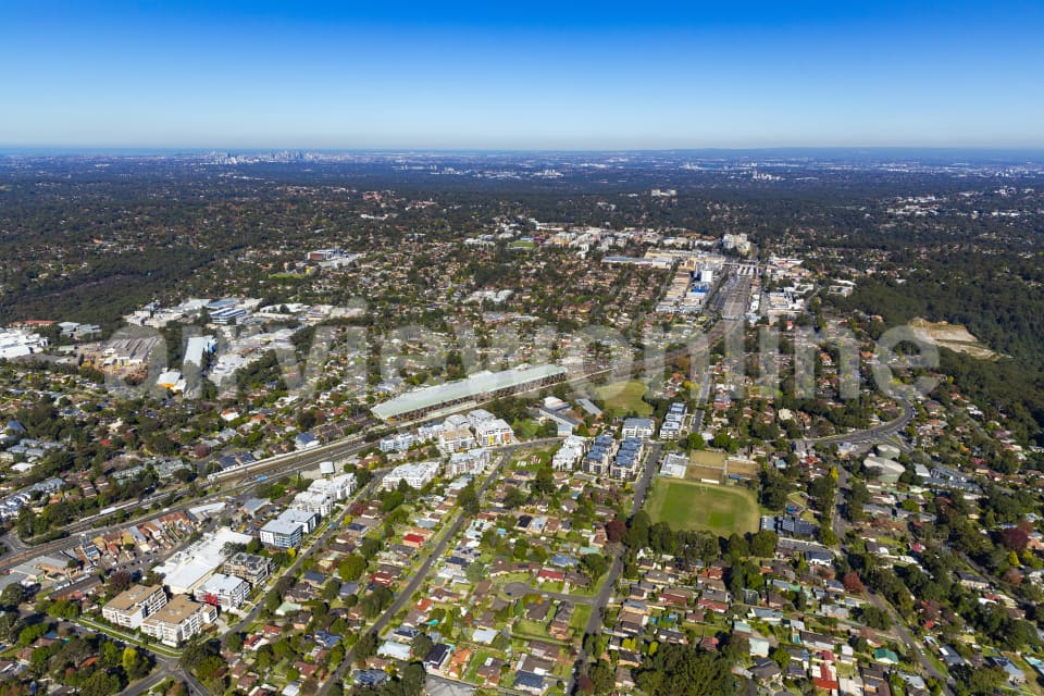 Aerial Image of Hornsby