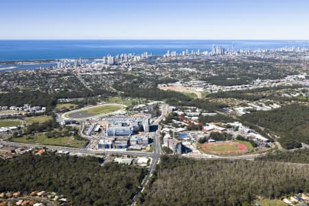 Aerial Image of NEW GOLD COAST HOSPITAL SOUTHPORT