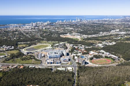 Aerial Image of NEW GOLD COAST HOSPITAL SOUTHPORT