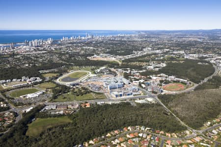 Aerial Image of NEW GOLD COAST HOSPITAL SOUTHPORT