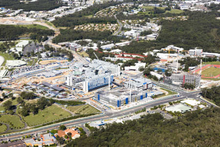 Aerial Image of NEW GOLD COAST HOSPITAL SOUTHPORT