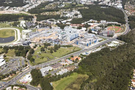 Aerial Image of NEW GOLD COAST HOSPITAL SOUTHPORT