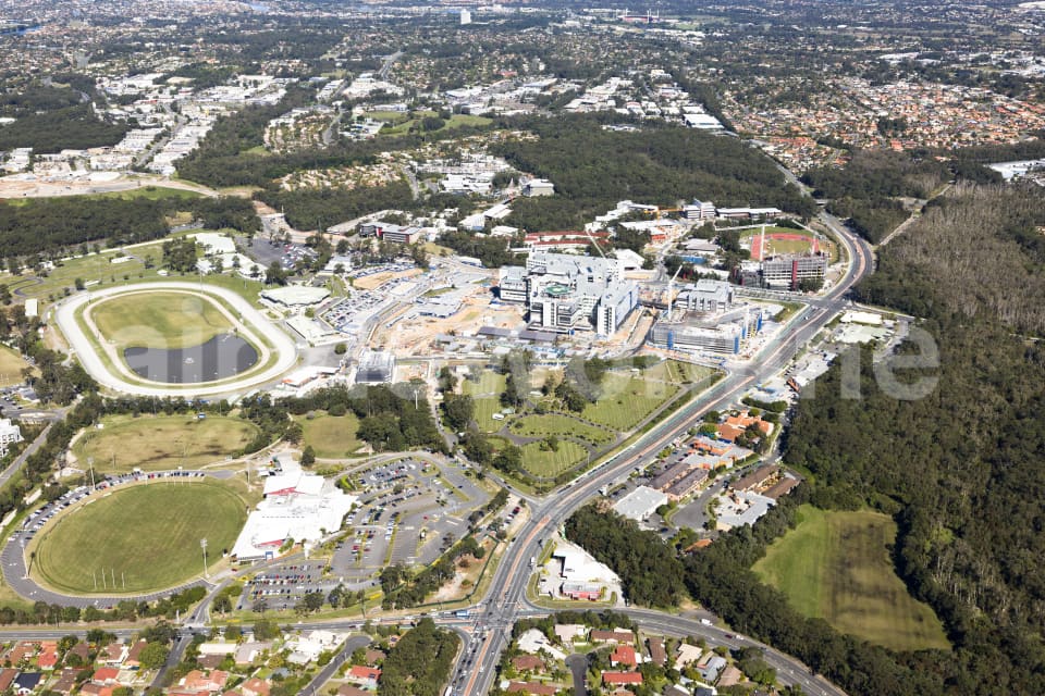 Aerial Image of New Gold Coast Hospital Southport