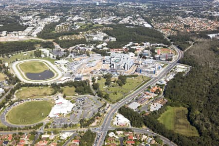 Aerial Image of NEW GOLD COAST HOSPITAL SOUTHPORT