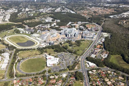 Aerial Image of NEW GOLD COAST HOSPITAL SOUTHPORT