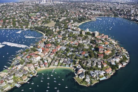 Aerial Image of POINT PIPER