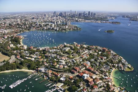 Aerial Image of POINT PIPER