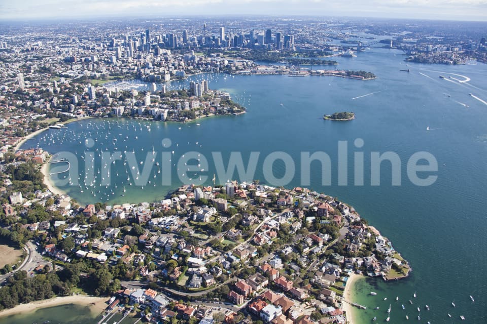 Aerial Image of Point Piper to CBD