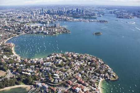 Aerial Image of POINT PIPER TO CBD