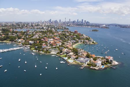 Aerial Image of POINT PIPER