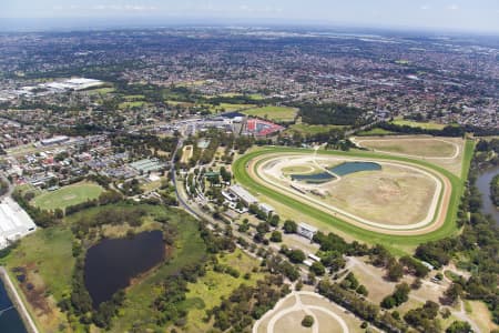 Aerial Image of WARWICK FARM RACECOURSE