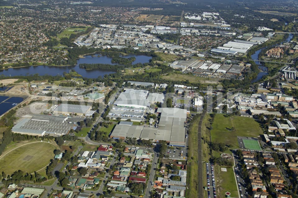 Aerial Image of Liverpool And Warwick Farm