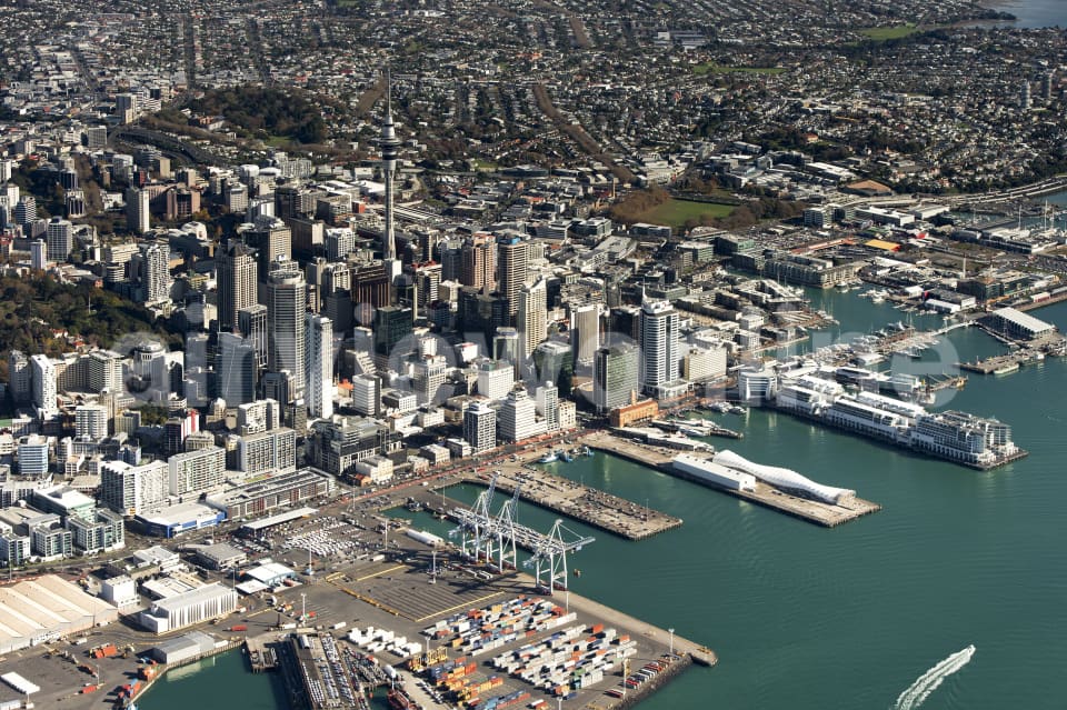 Aerial Image of Auckland CBD And Suburbs