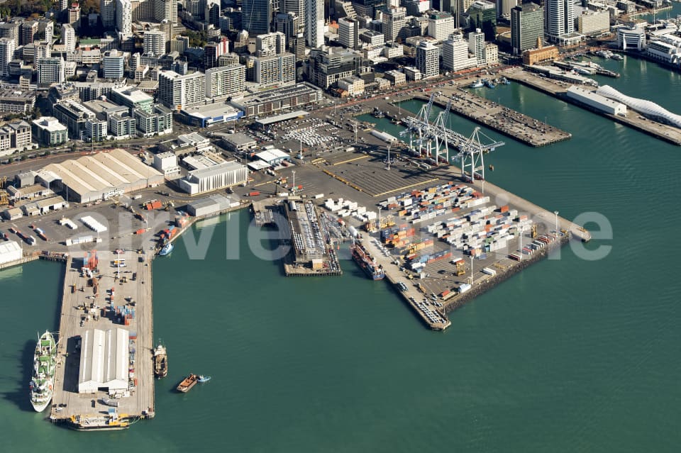 Aerial Image of Ports Of Auckland