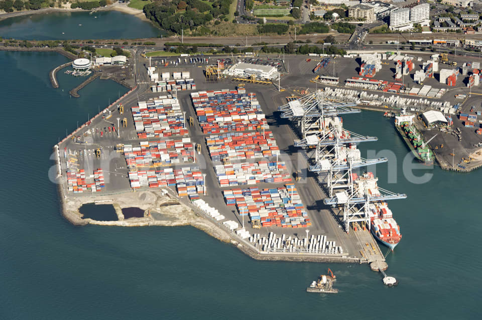 Aerial Image of Ports Of Auckland