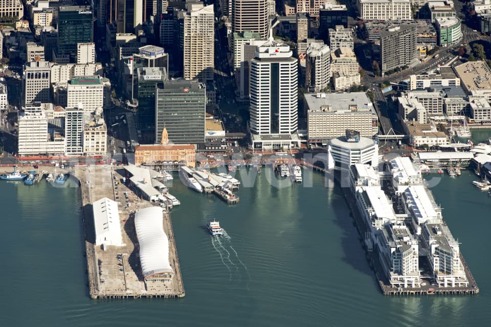 Aerial Image of Auckland CBD And Waterfront