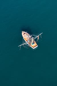 Aerial Image of BOAT OFF STRADBROKE ISLAND
