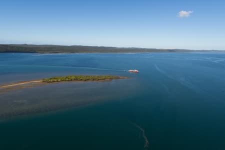 Aerial Image of BIRD ISLAND, MORETON BAY