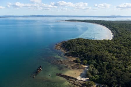 Aerial Photography Peel Island, Moreton Bay Airview Online