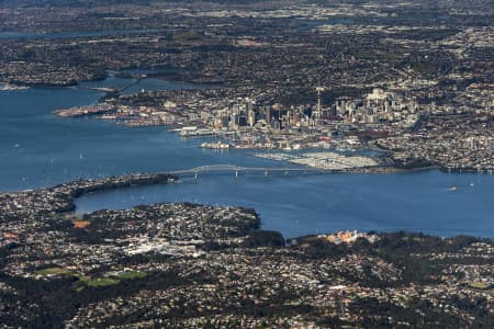 Aerial Image of AUCKLAND CITY LOOKING SOUTH