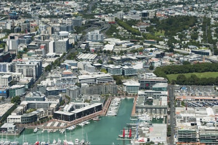 Aerial Image of AUCKLAND CBD LOOKING WEST