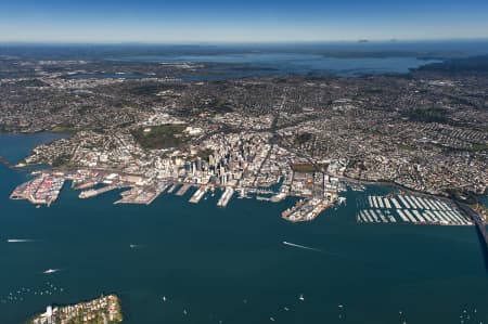 Aerial Image of AUCKLAND CITY LOOKING SOUTH