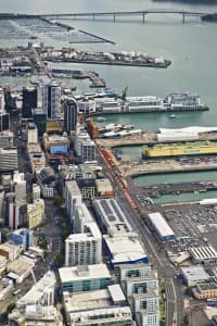 Aerial Image of AUCKLAND CBD WATERFRONT