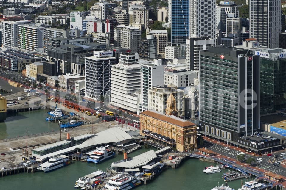 Aerial Image of Auckland CBD Waterfront