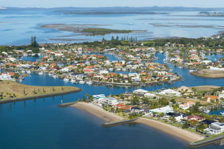 Aerial Image of CARAVEL COURT ,RABY BAY