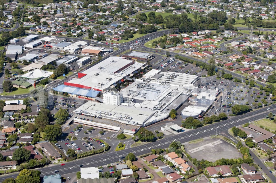 Aerial Image of Pakuranga Shopping Centre
